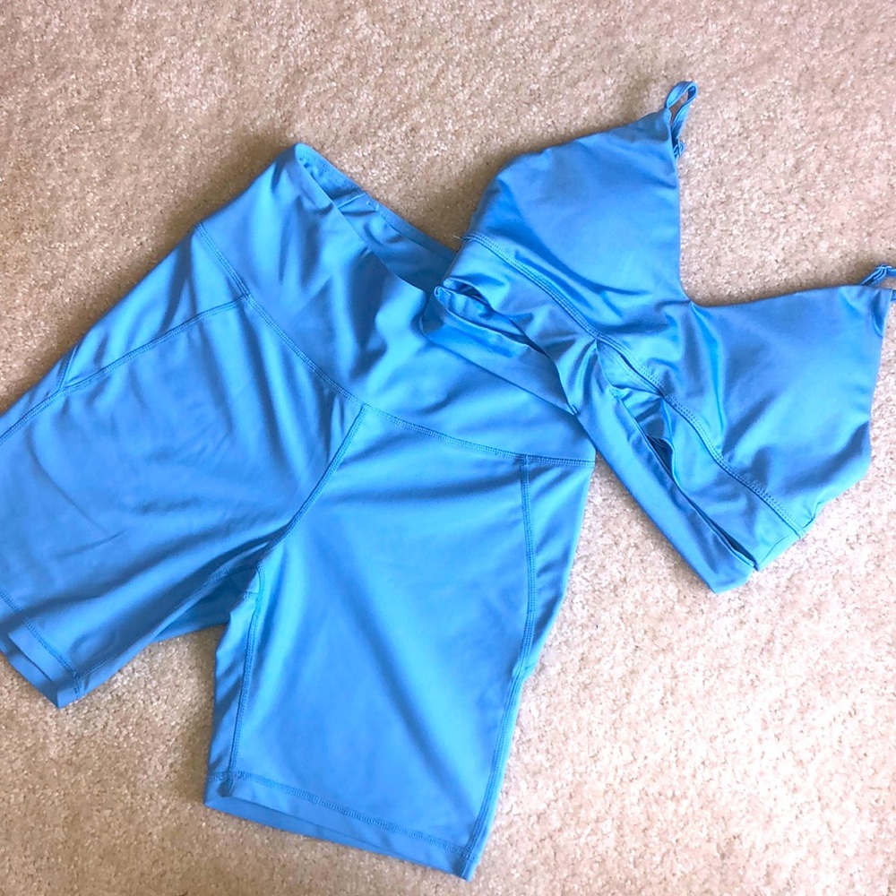 Refuge Biker Shorts & Sports Bra Set